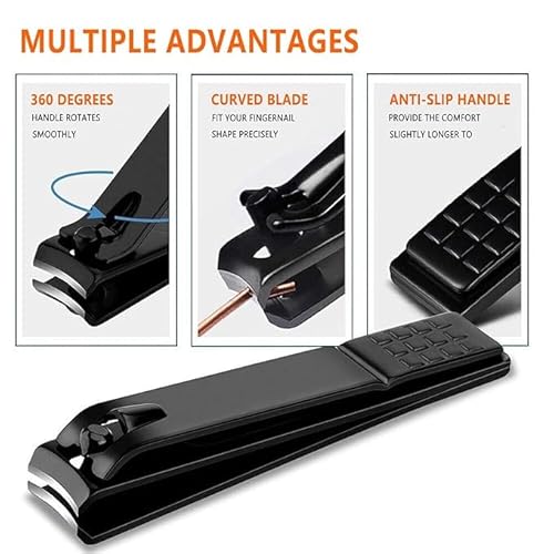 Tweezers Set,Precision Tweezers for Eyeborw Facial Hair Ingrown Hair Splinter Removal,Tweezers and Nail Clippers Set,Travel Nail Clippers Kit with Tweezer,Grooming Kit,Stocking Stuffing Gifts