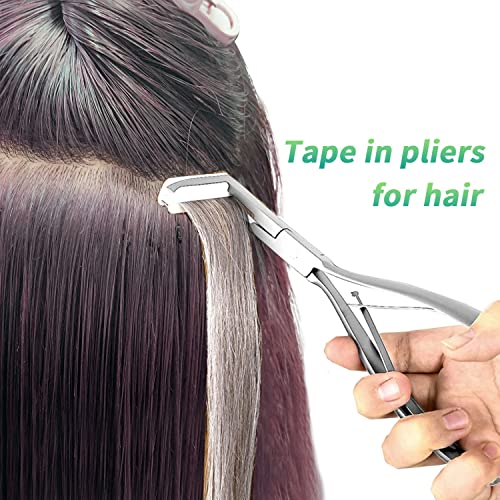 Professional Tape-in Hair Extension Tools Kit with Pliers, Clips & Remover Scraper