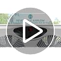 Bionaire Window Fan with Reversible Airflow, Thermostat & Remote, Fits 24-36" Windows