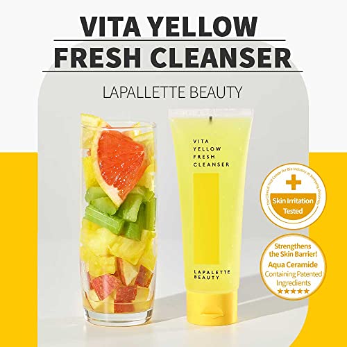 Korean Vitamin C Facial Cleanser - Gentle 1-Step Moisturizing Skin Wash