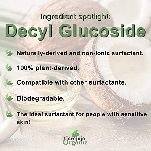Oriental Decyl Glucoside Natural Surfactant for Soap Making & Skin Care - 32 Fl Oz