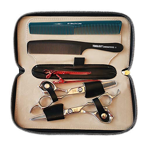 8-Inch Hair Cutting Thinning Shears Set - Professional Hairdressing Scissors 6.0 Inch - High-Quality Stainless Steel