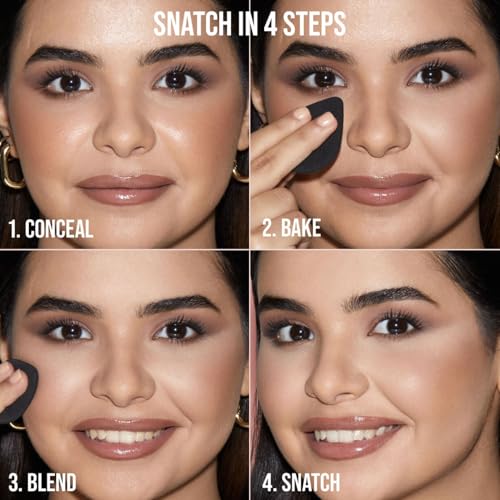 Huda Beauty Easy Bake Loose Baking and Setting Face Powder Shade PEACH PIE Full Size (0.71oz / 20g)