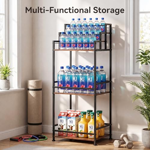 36-Cup Water Bottle Organizer Stand - 5-Tier Tumbler Display Rack for Kitchen & Home Bar
