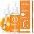 Vitamin C Serum for Face, 20% Vitamin C Brightening Serum with Hyaluronic Acid & Vitamin E, Anti-Aging, Brightening, Improve Dark Spot, Fine Lines & Wrinkles, 1 Fl Oz