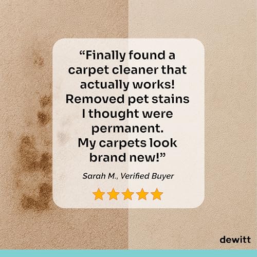DeWitt Spot Genie Pro Portable Carpet Cleaner Machine - White