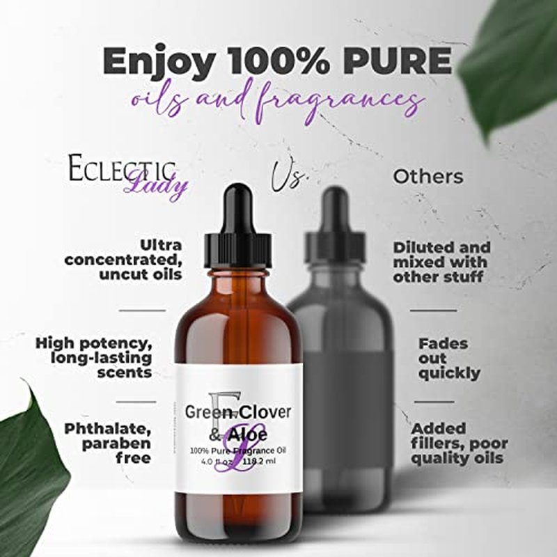 Eclectic Lady Liquid Pearl Body Wash - Baby Powder Scent 3-in-1 Use For Bubble Bath, Hand Soap & Body Wash, Phthalate-Free Baby Powder Fragrance, Handcrafted in USA (16 oz)