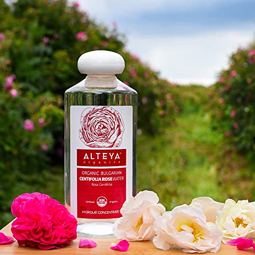 Organic Rose Water Toner 17 Fl Oz - Hydrating Facial Mist for All Skin Types