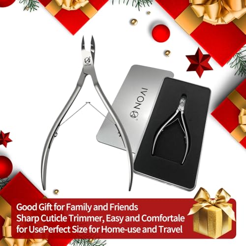 Salon-Quality Stainless Steel Cuticle Trimmer for Precise Nail Care