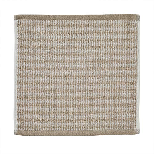 Longborough Tan 4-Piece Turkish Cotton Washcloth Set - Soft & Absorbent