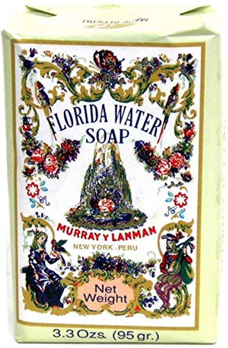 Florida Water Bar Soap 3.3 oz Pack of 10 - Refreshing Skin Cleanser