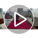 8x10 Hot Pink Area Rug for Girls Bedroom - Plush High Pile Fuzzy Carpet