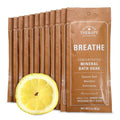 Mineral Bath Soak Pack of 12 - Lemon Mint Scented Relaxation & Cold Relief