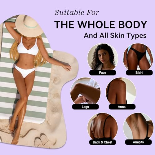 3-Pack Hard Wax Beads for Hair Removal - Coarse & Sensitive Skin, Multi-Color