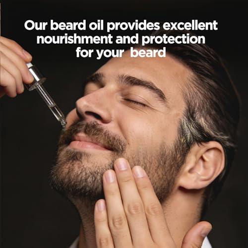 Beard Oil for Men 50ml - Nourishing Sandalwood Scent with Argan & Castor Oils