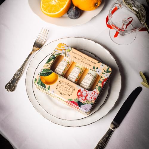 Panier des Sens Hand Cream Gift Set with 3 Scents - Orange Blossom, Jasmine, Geranium