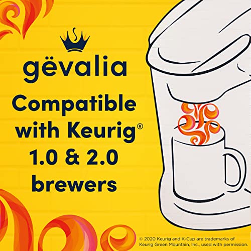 Gevalia Signature Blend Light Roast Coffee Pods 84 Count | Compatible with Keurig