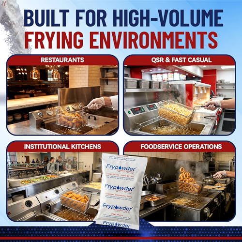 MirOil Fry Powder Oil Stabilizer & Filter Aid - 72 Pack Size B Sachets (240ML Each)