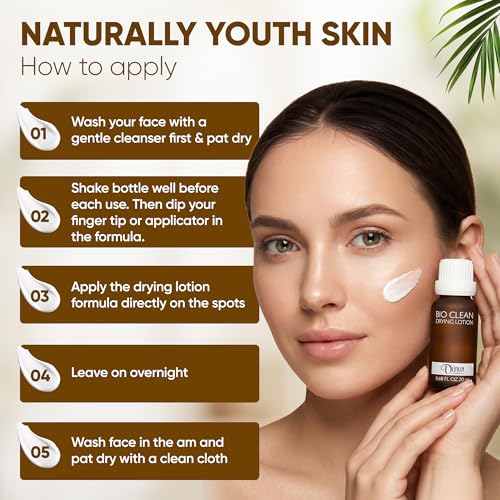 Bio Drying Lotion for Acne & Blemishes - Targeted Spot Treatment, 0.68 fl oz