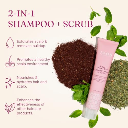 Scalp Exfoliating Shampoo with Mint - Gentle Buildup Removal & Moisturization, 5.7 fl oz