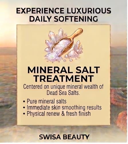 Dead Sea Mineral Salt Body Scrub with Grape Seed & Jojoba Oils - 8 oz