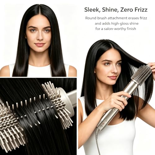 Stone 2.4 Inch Upgraded Volumizing Brush Attachment for Shark FlexStyle