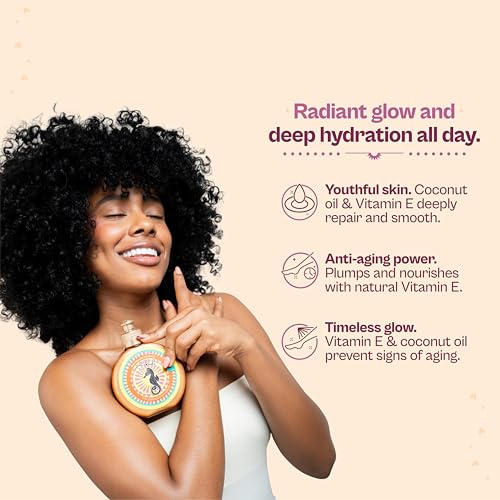 Body Butter with Gold Glitter & Coconut Oil - Hydrating 10 Oz