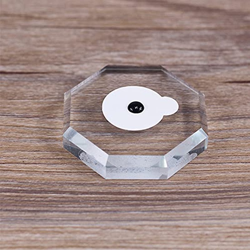 AKOAK 108 Pieces 5cm Disposable Eyelash Extension Glue Holder Adhesive Glue Pallet Sticker Pads