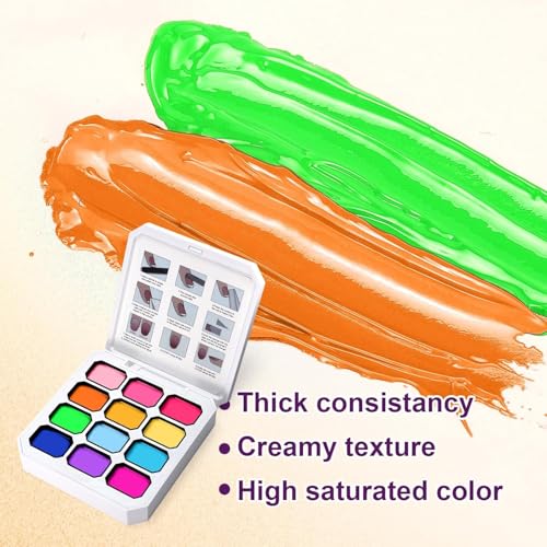 Gradient Nail Gel Palette Set with 24 Colors - Solar Flare & Mojito Sunrise Variation