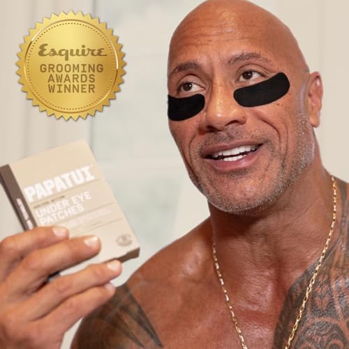 Men's Under Eye Patches with Peptides & Hyaluronic Acid - 6 Pack