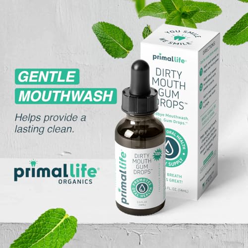 Natural Gum Serum with Essential Oils for Oral Health - Vegan, Organic, Gluten-Free