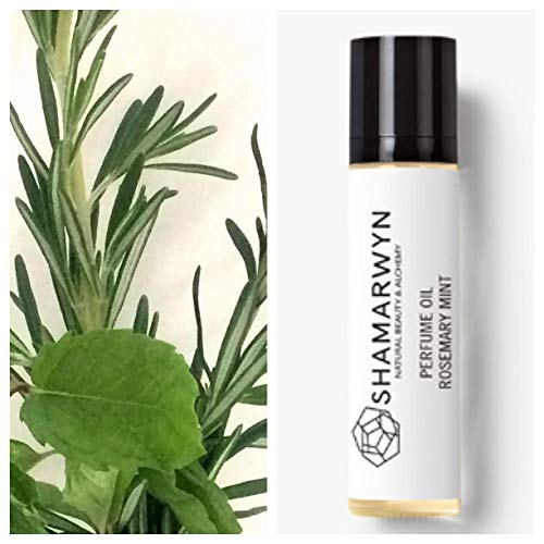 Rosemary Mint Perfume Oil - Botanical Roll-On, 10 mL, Natural Fragrance