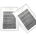 RoyalGlam Lash, Lash Clusters - C Curl Eyelash Cluster, 8mm-14mm Length, 0.07mm 30D-40D Thickness - Natural, Fluffy, Whispy, Reusable Eyelash Extension - 14 Rows, 112pcs.