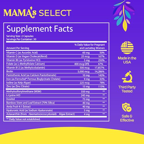 Postpartum Hair Loss Vitamins for Regrowth & Thickness – Nursing Safe