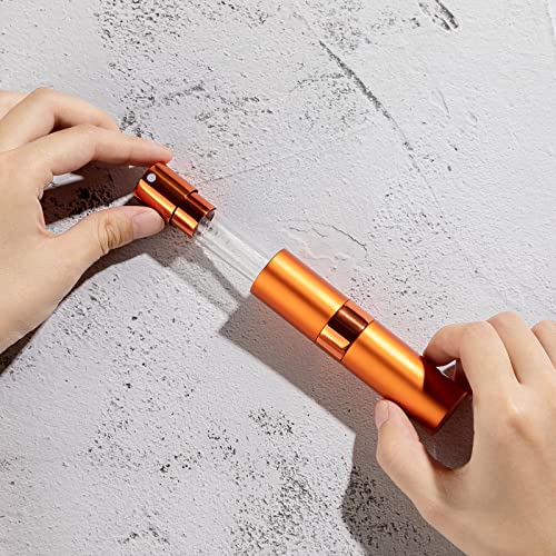 Multi-Colored Refillable Travel Perfume Atomizer Bottle 8ml - Pack of 9