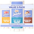 Natural Women’s Deodorant 3-Pack - Aluminum-Free, 72H Odor Protection - Sky Blue Malibu, Island in the Sun & Moonlight Vanilla, 2.65 oz Variation 2.0