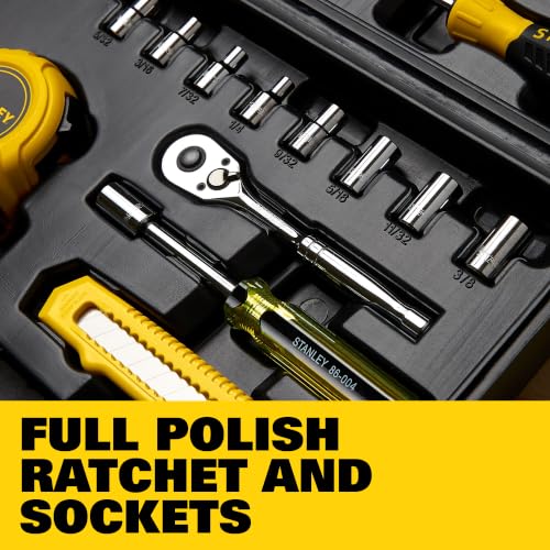 STANLEY 65-Piece Home Tool Kit with Case - Hand Tools for Repairs & Maintenance