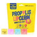 Mini Lip Balm Set - 4 Flavors, Propolis & Manuka Honey, 0.15 fl oz each