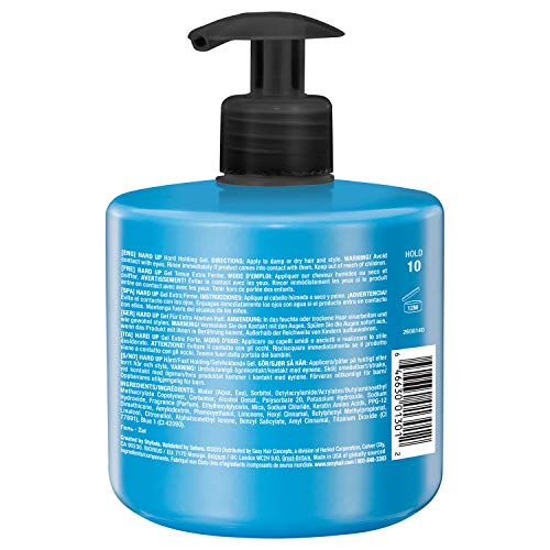 Hard Up 16.9 Fl Oz Extreme Hold Hair Gel - Non-Flaking, Humidity Resistant, All Hair Types