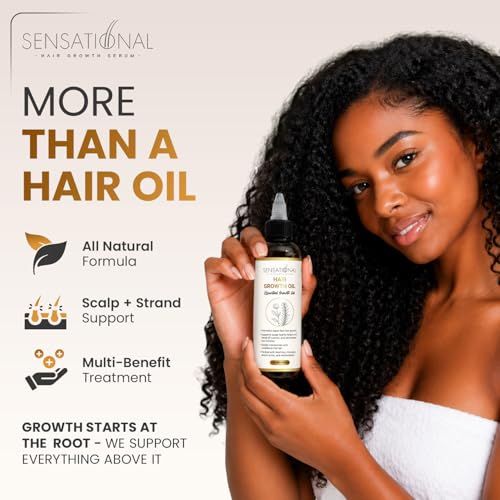 Organic Rosemary Hair Oil for Hair Growth & Thickness 4oz - Sensational