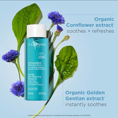 Clarins Gentle Eye Make-Up Remover 4.2 Fl Oz - Oil-Free, Sensitive Skin