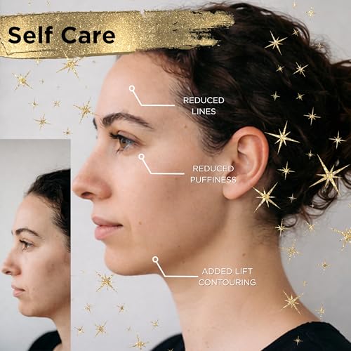 Icon Lymphatic Contour Face Brush 4-Pack - Brown, Gentle Facial Massage & Sculpting