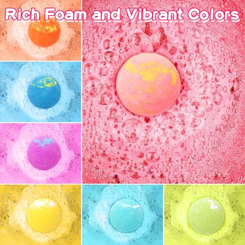 SuperGFS Princess Surprise Bath Bombs for Kids - Organic Bubble Bath Set with Jewelry & Toys, Birthday & Christmas Gift, Princess Toys Variation