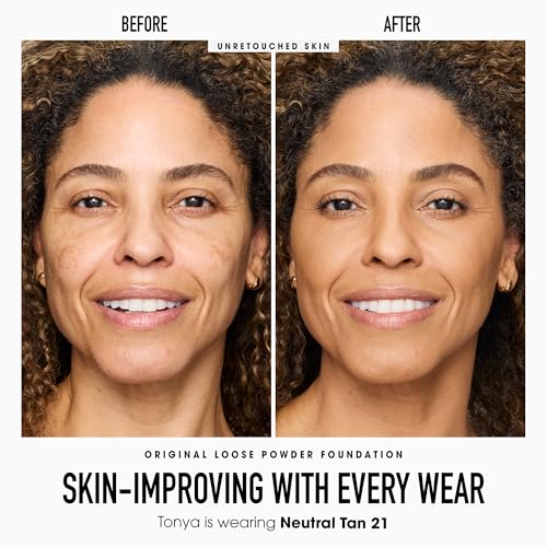 bareMinerals Original Get Started Kit, 3-Piece Makeup Set Includes Full-Sized Original Loose Mineral Foundation SPF 15, Travel-Sized Beautiful Finish Brush & Original Mineral Veil Setting Powder