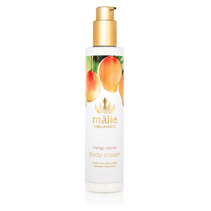 Hydrating Body Cream with Mango Nectar (7.5 Fl Oz) - Soothing Organic Lotion