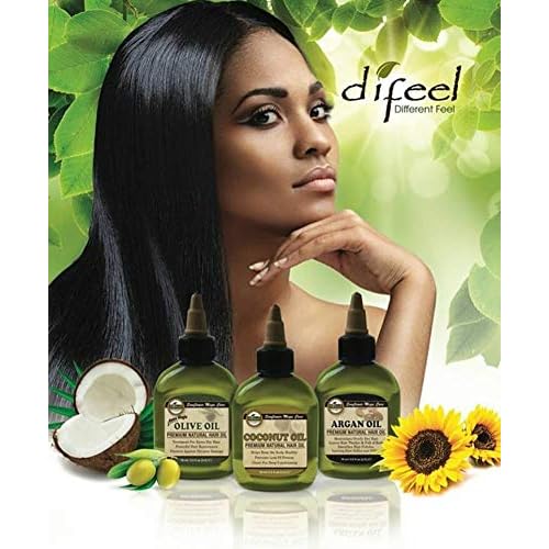 Difeel Vegan Keratin Premium Hair Oil - Anti Frizz & Shine 8 oz.