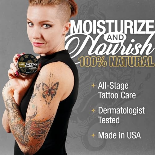 Ebanel 6oz Tattoo Balm Aftercare Cream for New & Old Tattoos - Premium Balm & Ointment