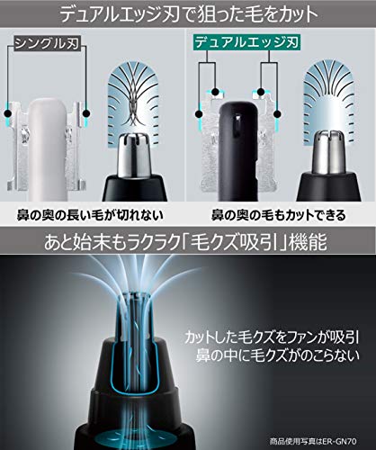 Panasonic ER-GN11-W Electric Beard & Hair Trimmer - Waterproof Grooming Device