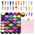 36 Colors Nail Painting Gel Kit - DIY Nail Art Gel Polish for Home & Salon with UV/LED Curing - Variation of THIS listing
