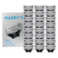 Harry's Original Razor Blades Refills - 24 Count Pack of 6 for Men - 5 Blade Shaving